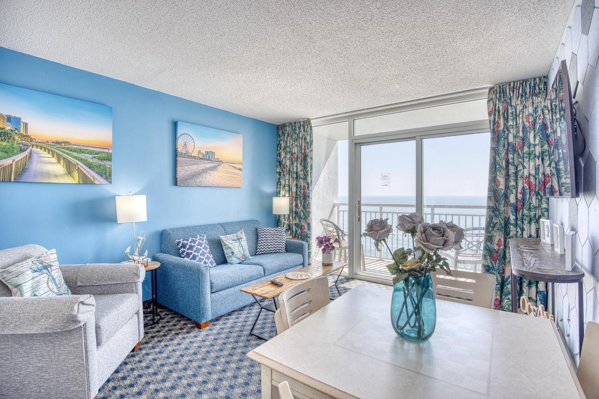 Oceanfront Beach Serenity Stay Myrtle Beach Extérieur photo